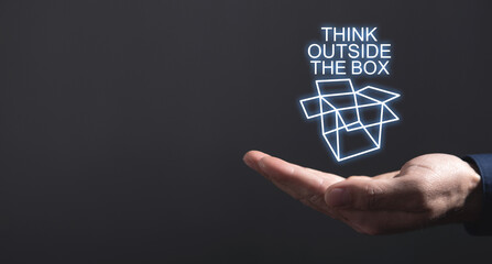 Think Outside The Box. Inspiration. Creativity