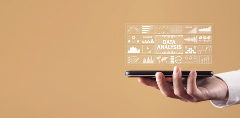 Data Analysis. Business concept. Finance