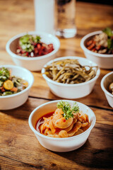 dinner plate on the table