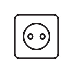 socket icon vector