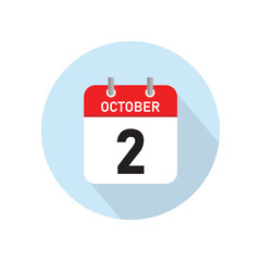 Fototapeta premium October 2 Concept Design. Vector Illustration.