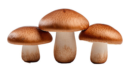 Champignons portobello mushrooms isolated transparent background png