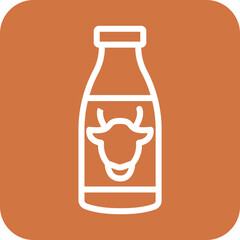 Vector Design Milk Bottles Icon Style