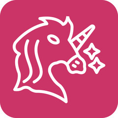 Vector Design Unicorn Icon Style