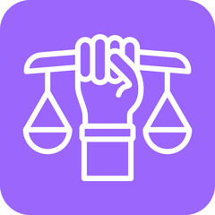 Vector Design Human Rights Icon Style