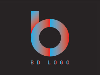alphabet letter Vector Logo B illustration
