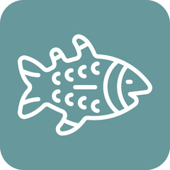 Vector Design Bass Icon Style