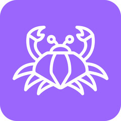 Vector Design Crab Icon Style