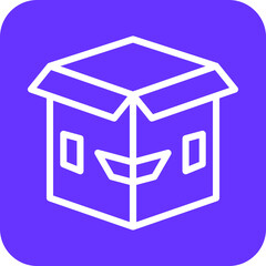 Vector Design Box Opened Icon Style