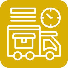Vector Design Delivery Service Icon Style