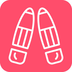 Vector Design Footsteps Icon Style