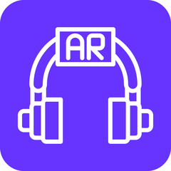 Vector Design Ar Headset Icon Style
