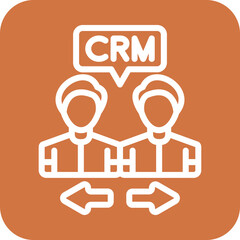 Vector Design Crm Methodologies Icon Style