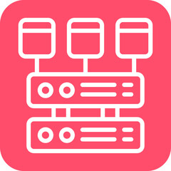 Vector Design Data Modeling Icon Style