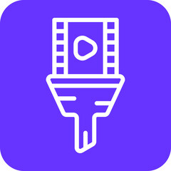 Vector Design Content Curation Icon Style
