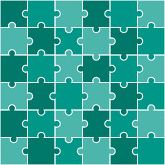 Fototapeta premium Green jigsaw pattern. jigsaw line pattern. jigsaw seamless pattern. Decorative elements, clothing, paper wrapping, bathroom tiles, wall tiles, backdrop, background.