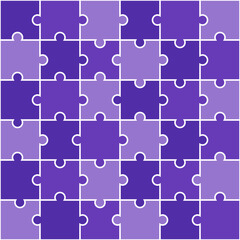 Purple jigsaw pattern. jigsaw line pattern. jigsaw seamless pattern. Decorative elements, clothing, paper wrapping, bathroom tiles, wall tiles, backdrop, background.