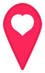  love two location pins svg