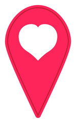  love two location pins svg
