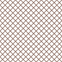 Brown lattice pattern. lattice mesh pattern. lattice seamless pattern. Decorative elements, clothing, paper wrapping, bathroom tiles, wall tiles, backdrop, background.