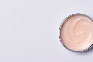 cosmetic branding concept  cream bottle, beautiful cosmetic packaging product and blank space for text or for mockup