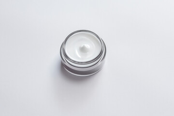 cosmetic branding concept  cream bottle, beautiful cosmetic packaging product and blank space for text or for mockup