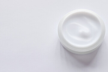 cosmetic branding concept  cream bottle, beautiful cosmetic packaging product and blank space for text or for mockup