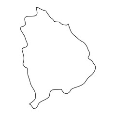 Raymah governorate, administrative division of the country of Yemen. Vector illustration.
