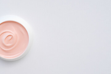 cosmetic branding concept  cream bottle, beautiful cosmetic packaging product and blank space for text or for mockup