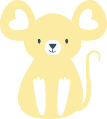 Mouse Sitting Animal