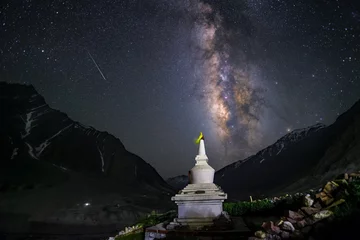Photo sur Plexiglas Himalaya milkyway photography in spitivalley Himachal pradesh 