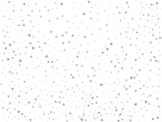 Festive Silver Triangular Confetti