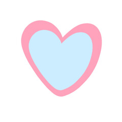 Pink Blue Heart