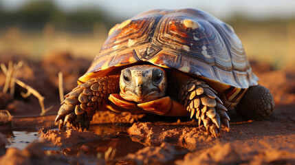 Naklejka premium A stunning Harpy Eagle captured in a studio setting.