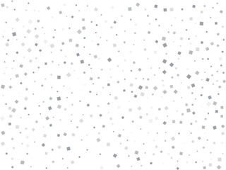 Luxury Silver Square Confetti