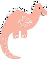 Cute Childish Dinosaur