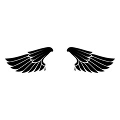 eagle wings vector	