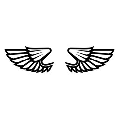 eagle wings vector	