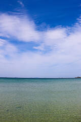 Obraz premium Beautiful view. Travel and recreation. Holidays by the sea.