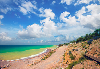 Rocky seashore