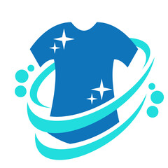 Laundry Washing Logo