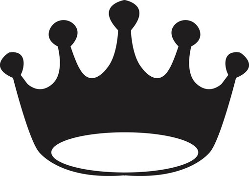 recommend clip art: Crown icon template color editable. black silhouettes of crown isolated on a white background. Royal crown symbol. line crown icon. Vector flat crown.