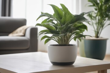 plant on the table