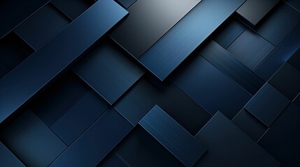Abstract background dark blue color with modern corporate concept background image, abstract layered blue background image long image