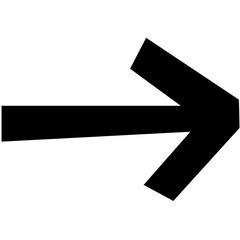 Fototapeta premium Digital png illustration of black arrow on transparent background