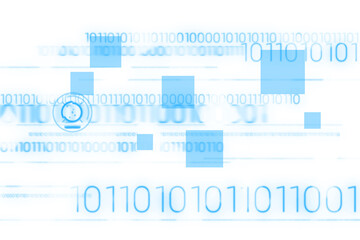 Digital png illustration of digital interface on transparent background