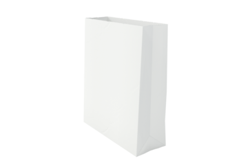 Digital png illustration of paper bag on transparent background