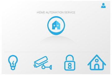 Digital png illustration of intelligent house interface on transparent background