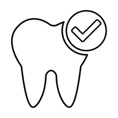 Checked Tooth Icon
