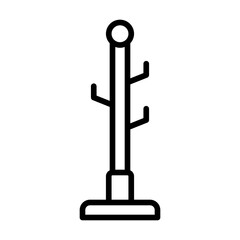 coat hanger line icon